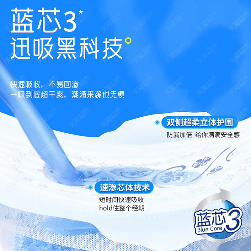 【免运】ABC卫生巾姨妈巾日用干爽超吸纤薄组合正品清凉舒爽,淘宝优惠券,粉丝福利购,淘宝优惠卷