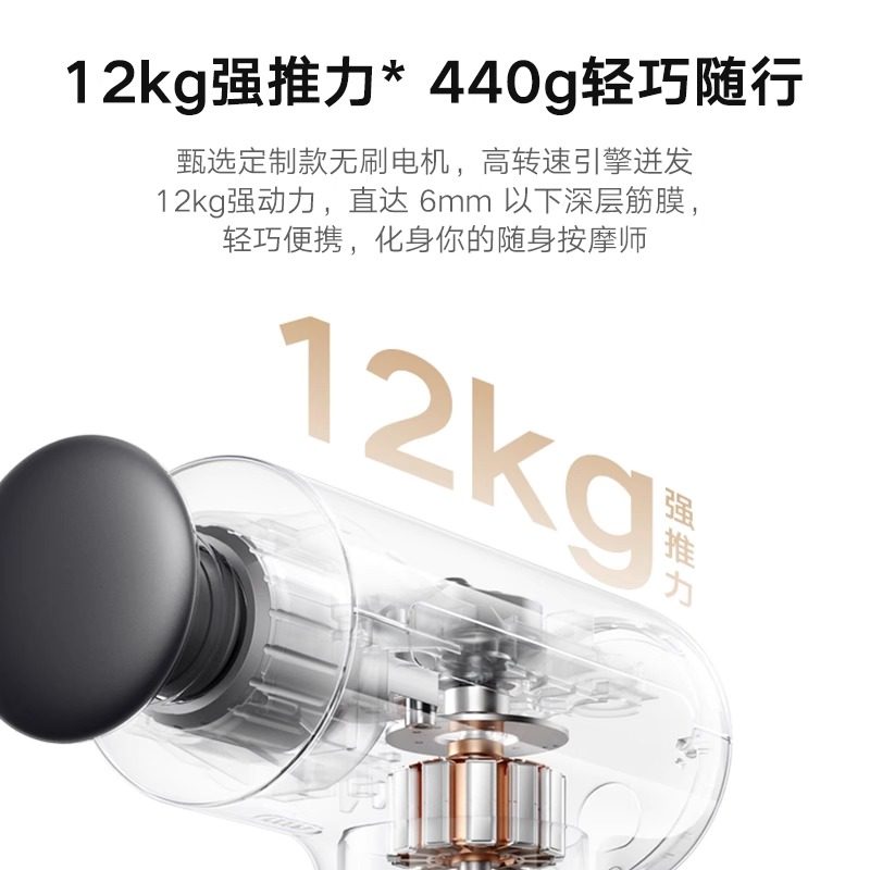 下拉详情淘金币】米家热敷筋膜枪H3迷你版专业健身多功能肌肉放松,淘宝优惠券,粉丝福利购,淘宝优惠卷