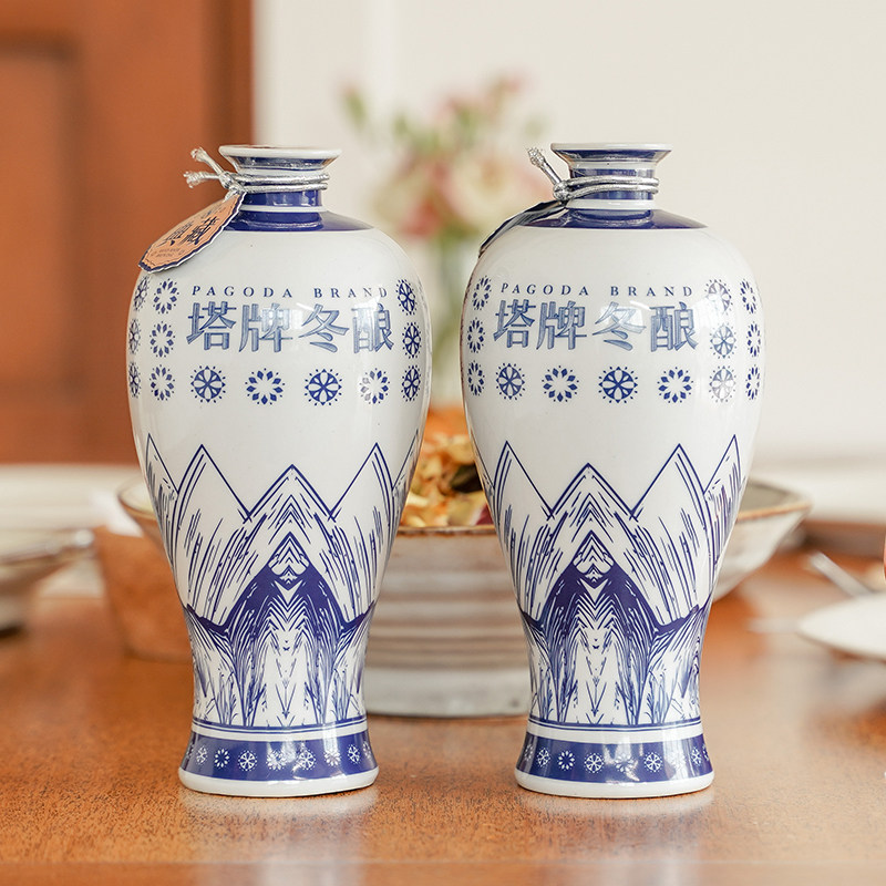 塔牌冬酿八年花雕酒500ml*1瓷瓶典藏版糯米酒传统手工绍兴黄酒,淘宝优惠券,粉丝福利购,淘宝优惠卷