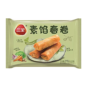【任选20】三全春卷豆沙素馅黄金小油条[100元优惠券]-寻折猪