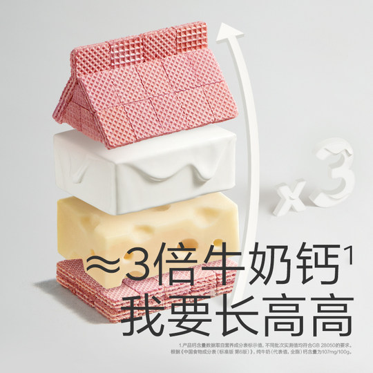 Photosynthetic Planet 3x Biscuits en gaufrettes au lait et au calcium