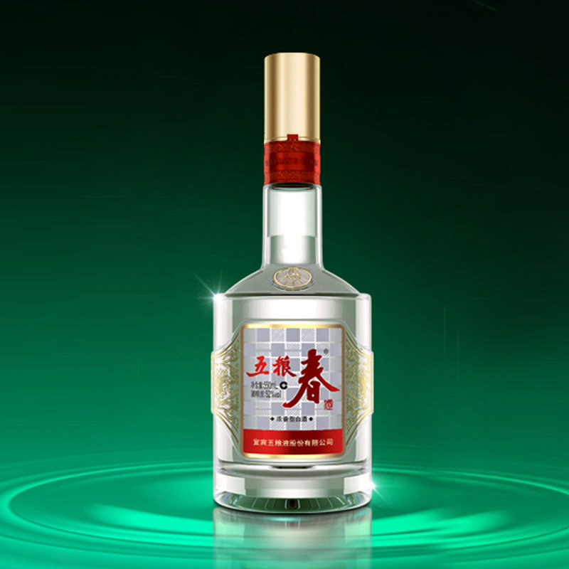 五粮液股份 五粮春二代菁萃52度浓香型白酒550ml*6瓶整箱节日送礼