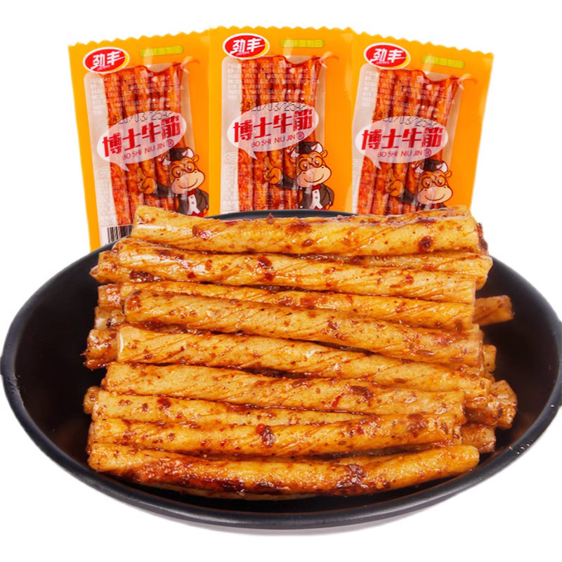 劲丰博士素牛筋面辣条398g内含20包儿时怀旧面筋豆筋小零食小吃,淘宝优惠券,粉丝福利购,淘宝优惠卷