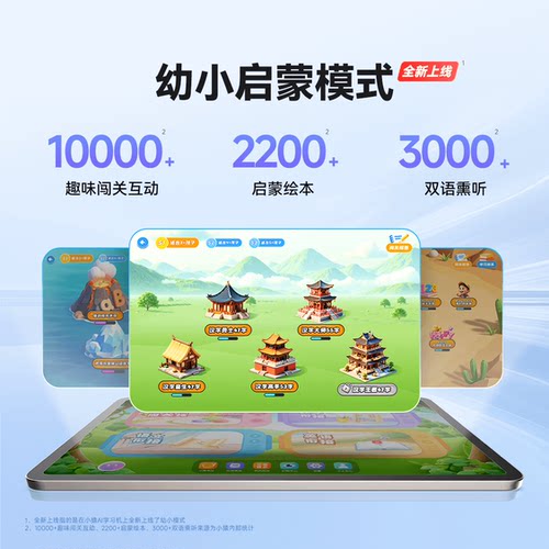 小猿学习机p40Ultra猿辅导中小学生学习平板AI作业学练一体机 - 图2