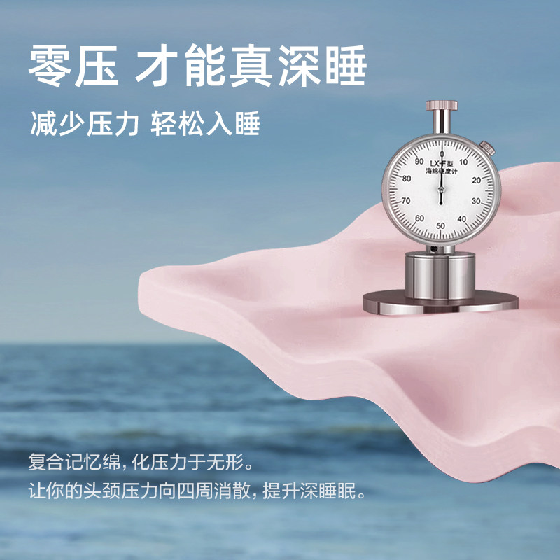 罗莱家纺零压深睡枕记忆棉枕头学生护颈椎辅助睡眠A类枕芯礼盒装,淘宝优惠券,粉丝福利购,淘宝优惠卷