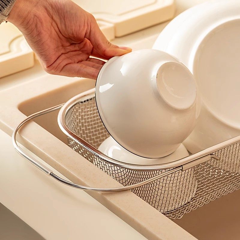 onlycook 304不锈钢多用沥水篮洗菜盆水果盘滤水厨房漏盆餐具收纳,淘宝优惠券,粉丝福利购,淘宝优惠卷
