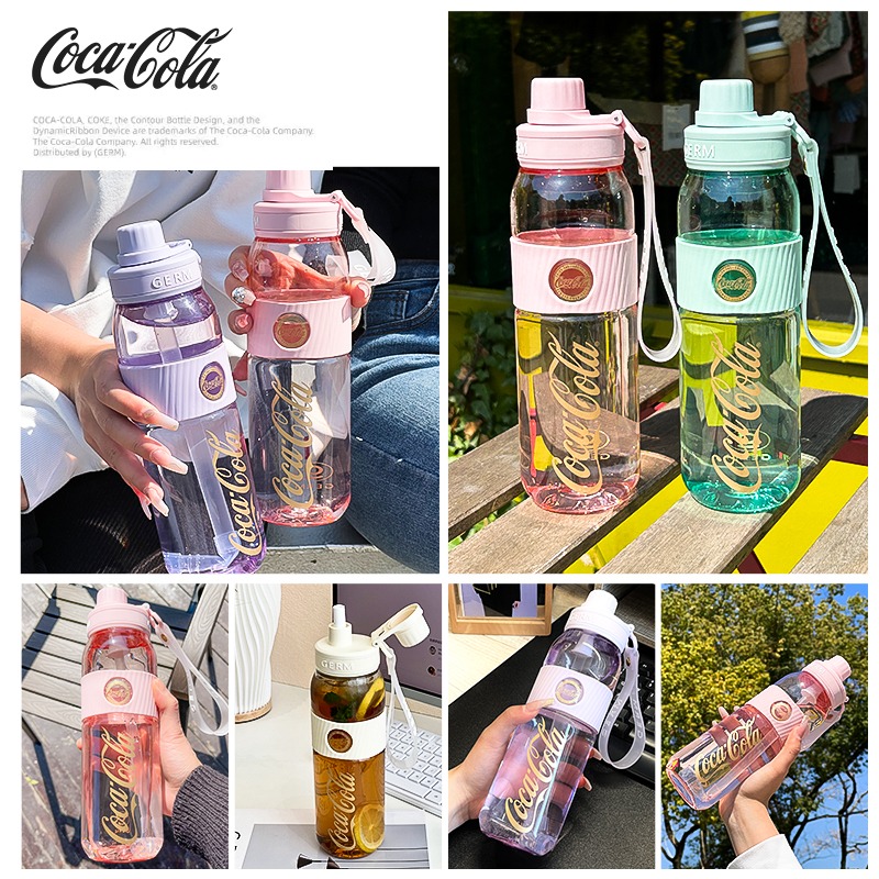 GERM新款水杯学生上学专用儿童女夏天大容量水壶运动可口可乐杯子