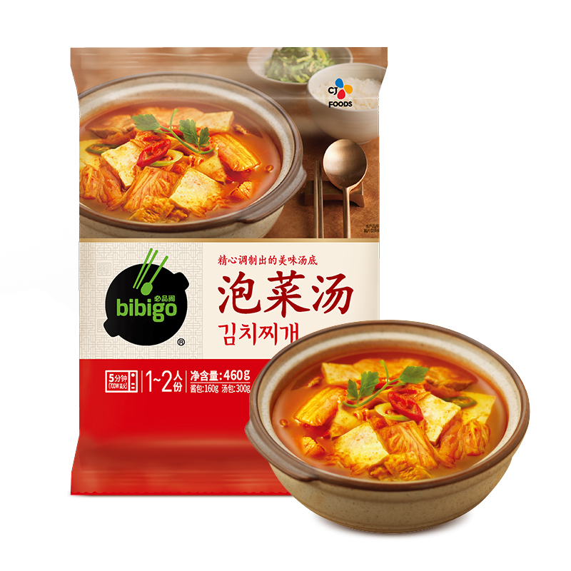 希杰必品阁韩式泡菜汤460g×1袋部队火锅汤方便速食大酱汤部队汤 - 图3