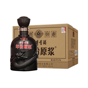 古井贡酒古井酒年份原浆古5-50度500ml*6浓香型白酒整箱送礼礼品