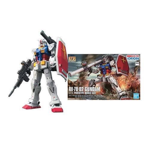 万代 HG 1/144 GTO 高达 RX-78-2 元祖 起源 渣古II红色彗星 拼装 - 图0