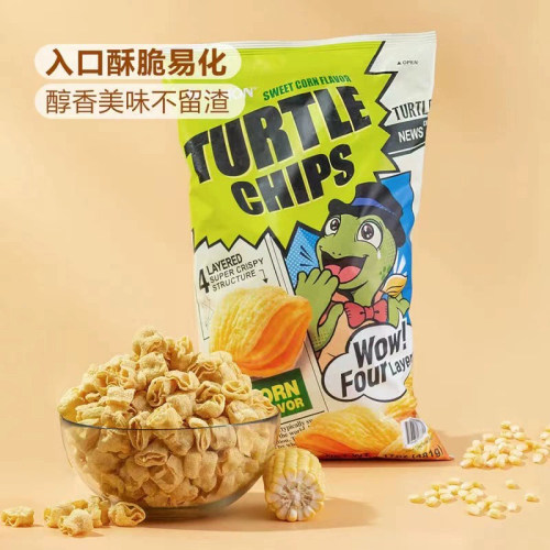 韩国进口Orion/好丽友玉米味脆点乌龟酥休闲零食 - 图1