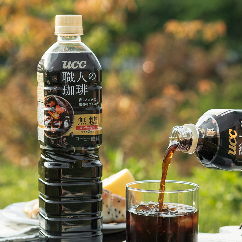 【进口】日本进口UCC悠诗诗职人无糖咖啡饮料900ML×3瓶/箱即饮 - 图3