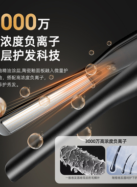 敏煌14mm窄夹板男士卷发棒
