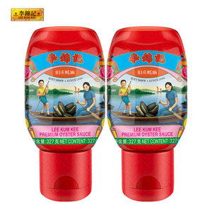 李锦记零添加防腐剂旧庄蚝油挤挤装家用炒菜凉拌火锅蘸料327g*2