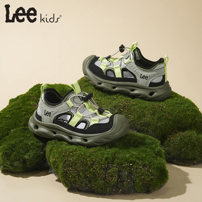 LeeKids夏季儿童一脚蹬运动凉鞋