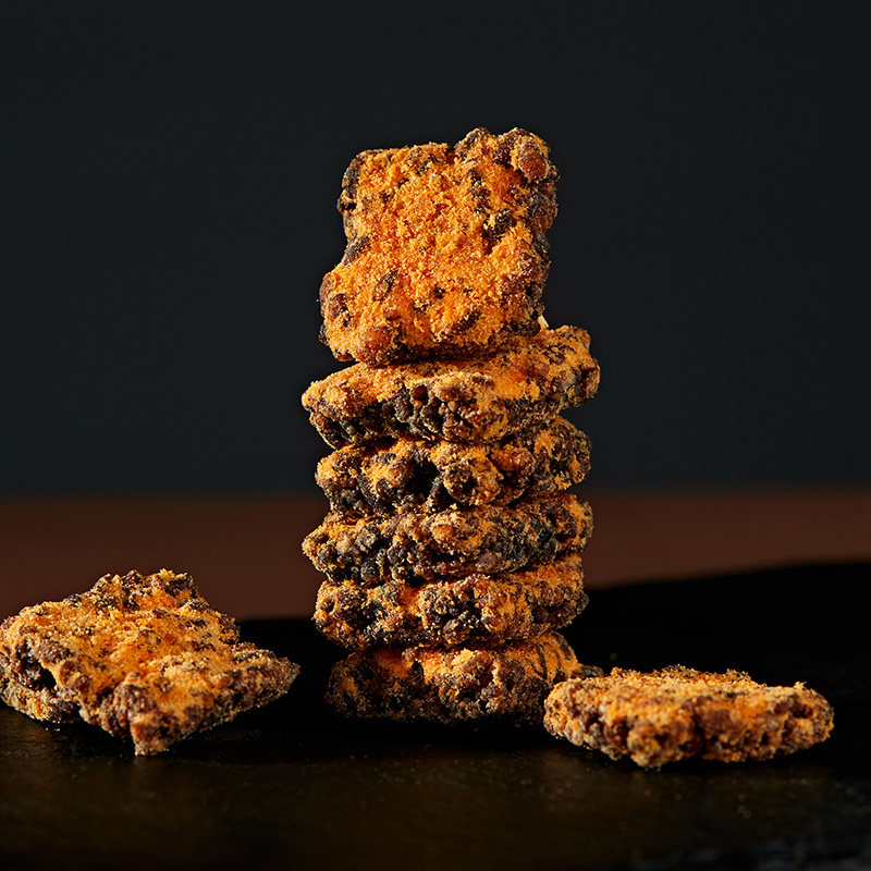 盼盼黑金糯米锅巴肉松蟹黄锅巴薯片小零食休闲食品小吃追剧解馋