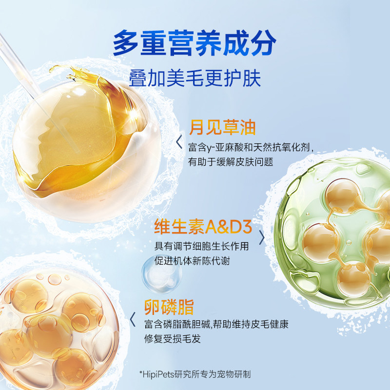 鱼油猫用宠物鱼肝油狗狗专用猫咪防掉毛纯三文鱼油美毛犬用卵磷脂,淘宝优惠券,粉丝福利购,淘宝优惠卷