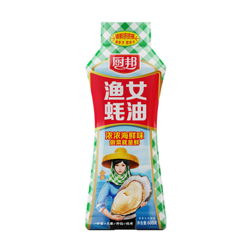 厨邦金装渔女蚝油605g炒菜火锅点蘸提鲜增色炒菜炒饭腌肉烧烤 - 图0