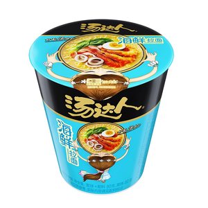 统一方便面 汤达人海鲜拉面方便面泡面拉面杯面桶面代餐 80g*1杯