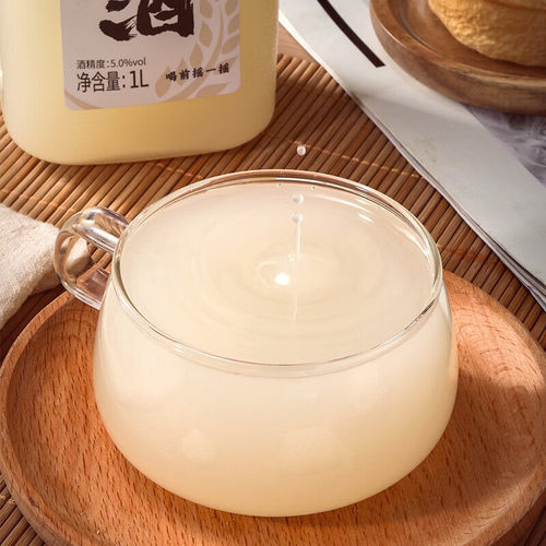 浙一家鲜浊米酒5度手工酿造农家自酿浊米酒入口微稠开瓶即饮1L - 图1
