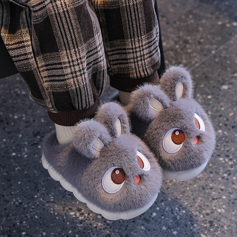 儿童棉拖鞋秋冬季男童女童亲子可爱卡通包跟防滑室内宝宝居家棉鞋,淘宝优惠券,粉丝福利购,淘宝优惠卷