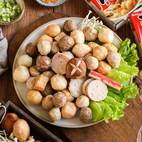 【任选3件56.9】趣十八番潮汕牛肉丸鱼丸鱼豆腐火锅食材丸子 - 图2