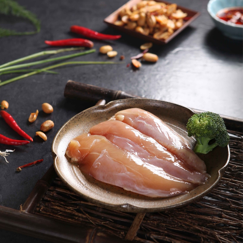 大江1kg水煎鸡扒健身冷冻鸡小胸 天猫超市鸡胸