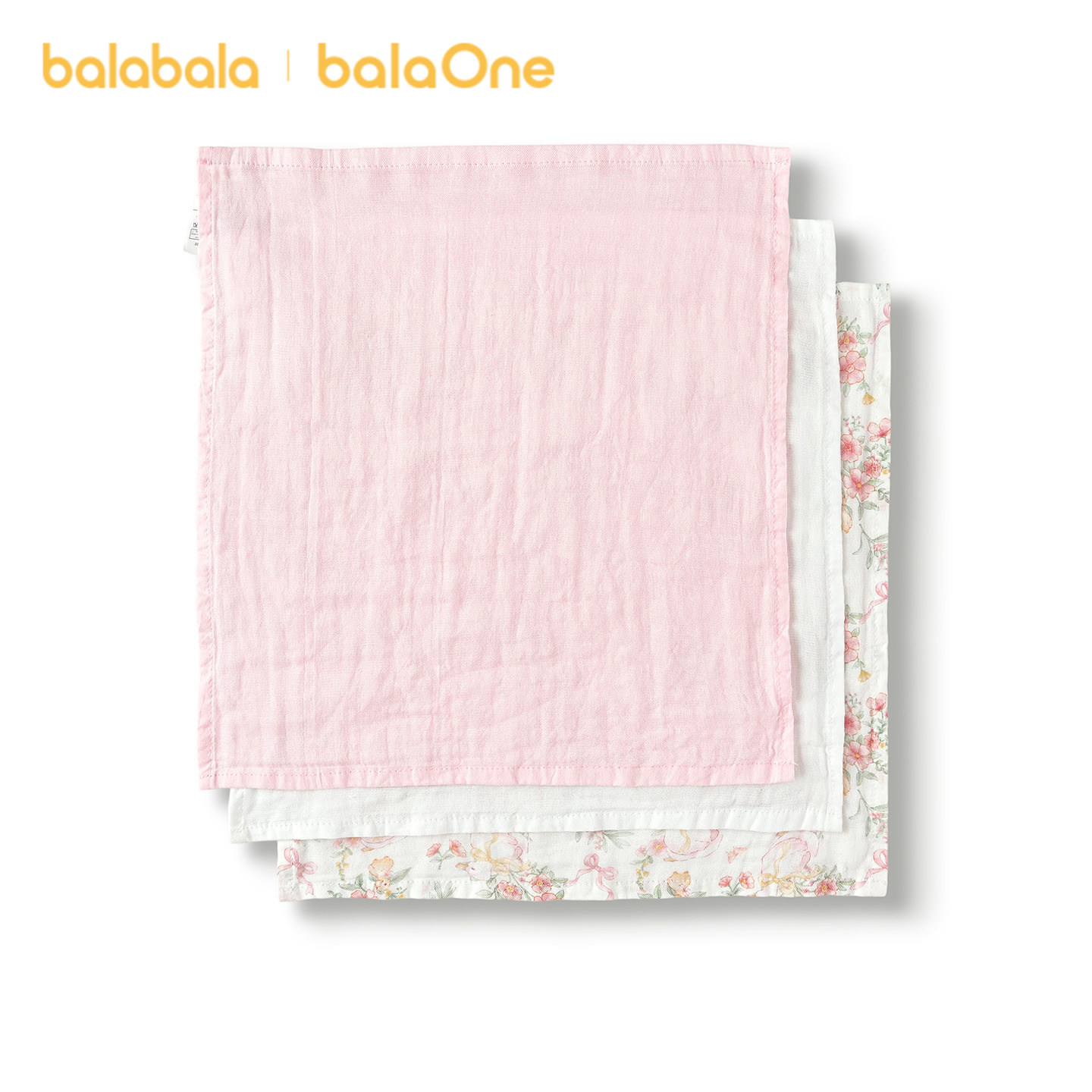 【balaOne】巴拉巴拉婴童用品宝宝纱布巾口水巾亲肤柔软萌,淘宝优惠券,粉丝福利购,淘宝优惠卷
