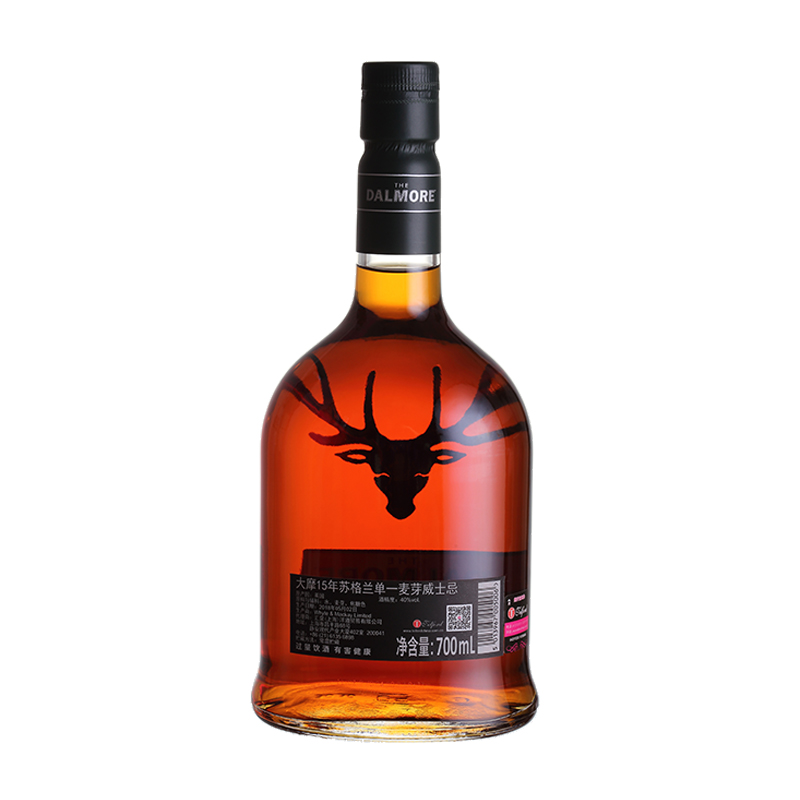 DALMORE/大摩15年苏格兰单一麦芽威士忌700ml×1盒【节日送礼】 - 图3