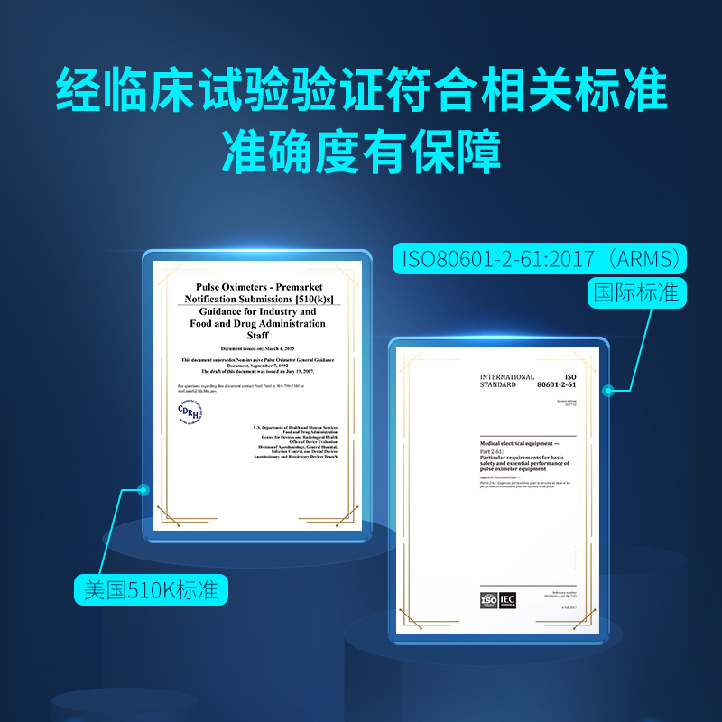 欧姆龙血氧仪HPO-100指夹式血氧饱和度检测家用指脉氧仪脉搏检测