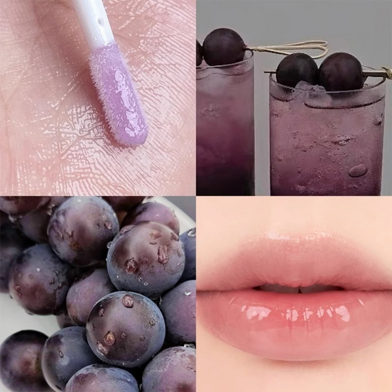 【抖音爆卖】Haa润唇膏虾青素葡萄味唇膏保湿滋润淡化唇纹唇打底 - 图1