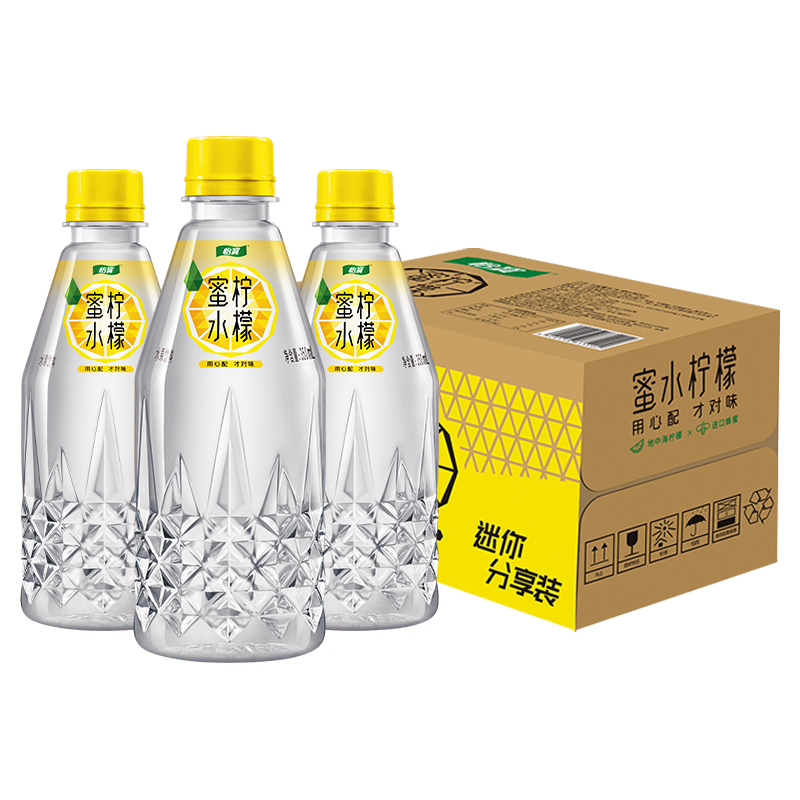 怡宝蜜水柠檬水果饮料350ml*12瓶 箱装（蜂蜜+柠檬果汁饮料）