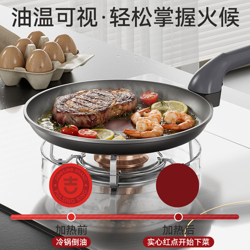Jeetee吉特钛金班戟锅平底锅不粘锅烙饼煎饼锅千层蛋糕皮薄饼锅 - 图1