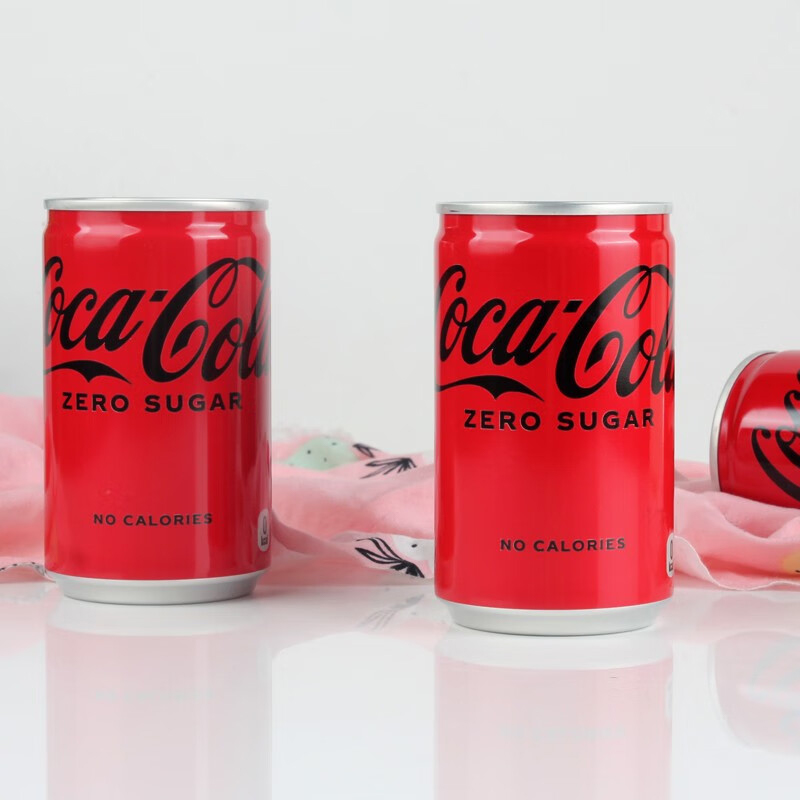 进口CocaCola可口可乐碳酸饮料迷你罐装零度无糖160mlX30罐 - 图0