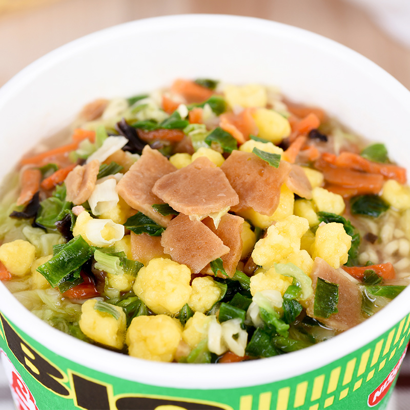 NISSIN/日清方便面合味道猪骨浓汤风味代餐零食夜宵泡面924g×1箱 - 图2