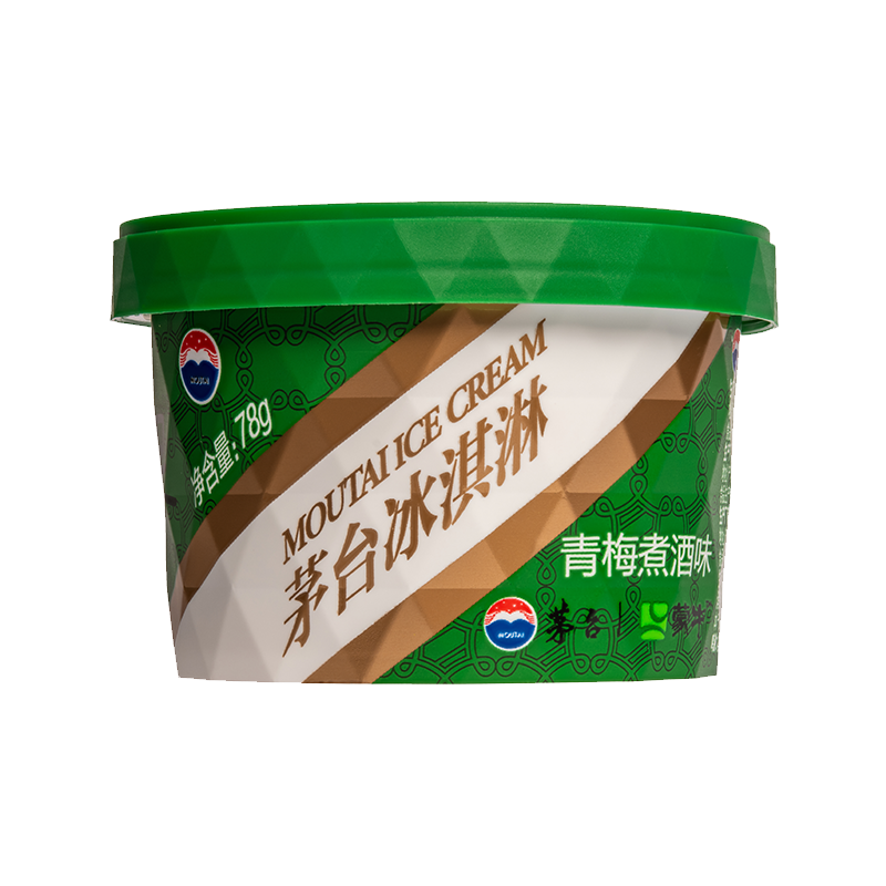 【3盒起购】茅台冰淇淋网红雪糕冰激凌青梅煮酒味78g/杯-图3