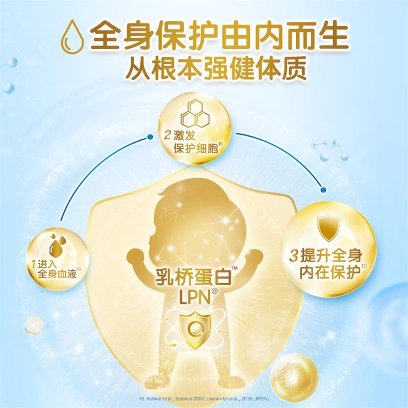 天猫超市【新升级】合生元贝塔星婴幼儿配方奶粉3段高盖800g×1罐含DHA2