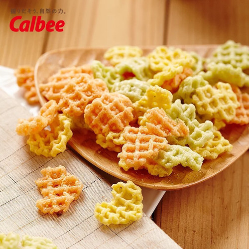 Calbee卡乐B心形蔬菜片55g儿童健康零食7种蔬菜制作独立包装 - 图3