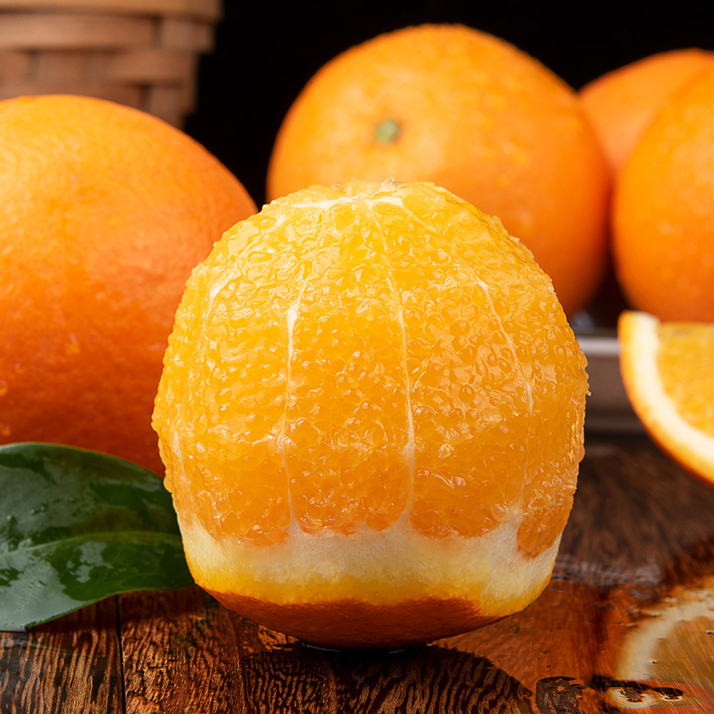 【臻选】江西赣南脐橙新鲜手剥时令香甜多汁甜橙子大果产地直发