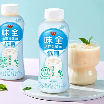 味全活性乳酸菌低糖原味435ml*1[20元优惠券]-寻折猪