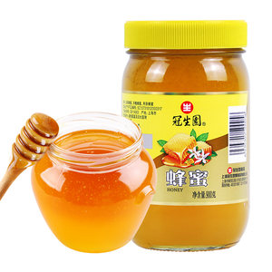 冠生园 百花蜂蜜900g/瓶 自然蜂制品花蜜适冲饮 无污染量贩大瓶装