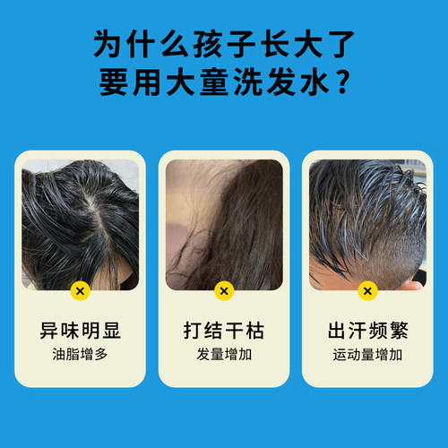 muse&friends大童洁净柔顺洗发水儿童洗发露护发氨基酸洗发水 - 图0