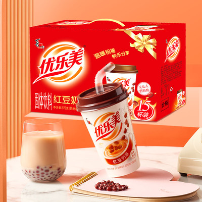 优乐美红豆奶茶15杯礼盒装