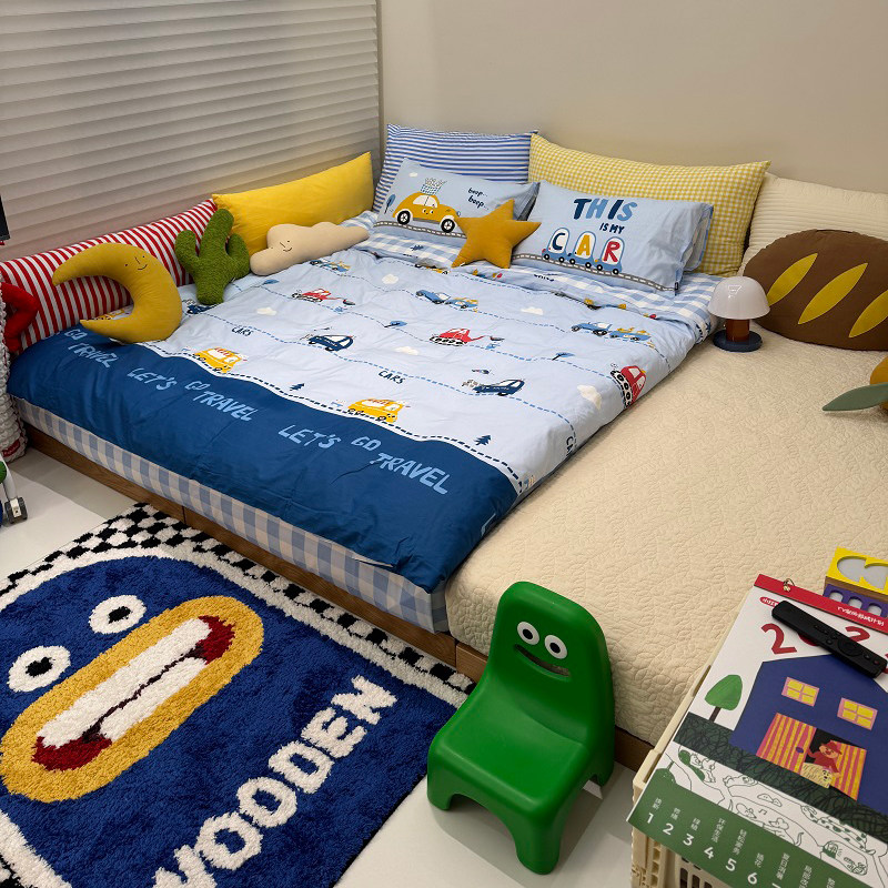 多喜爱卡通四件套纯棉全棉床单被罩宿舍床上三件套儿童房床上用品,淘宝优惠券,粉丝福利购,淘宝优惠卷