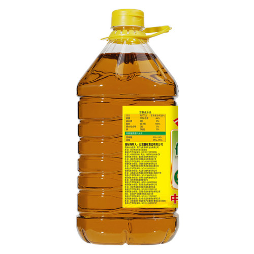 鲁花低芥酸特香菜籽油5L厨房食用油物理压榨香味浓郁 - 图0