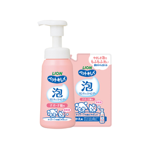 Lion狮王艾宠幼宠用香波泡沫沐浴露230ml*1瓶+180ml*1袋低刺激