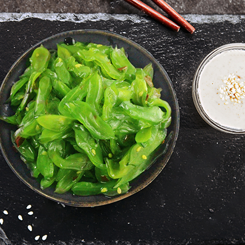 盛源来裙带菜梗段海白菜海带丝条菜香辣下饭菜咸菜200g零食泡菜