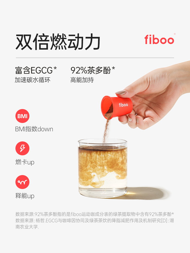 fiboo黑咖啡速溶咖啡即饮手冲运动健身冷萃拿铁美式提神咖啡粉3盒 - 图2