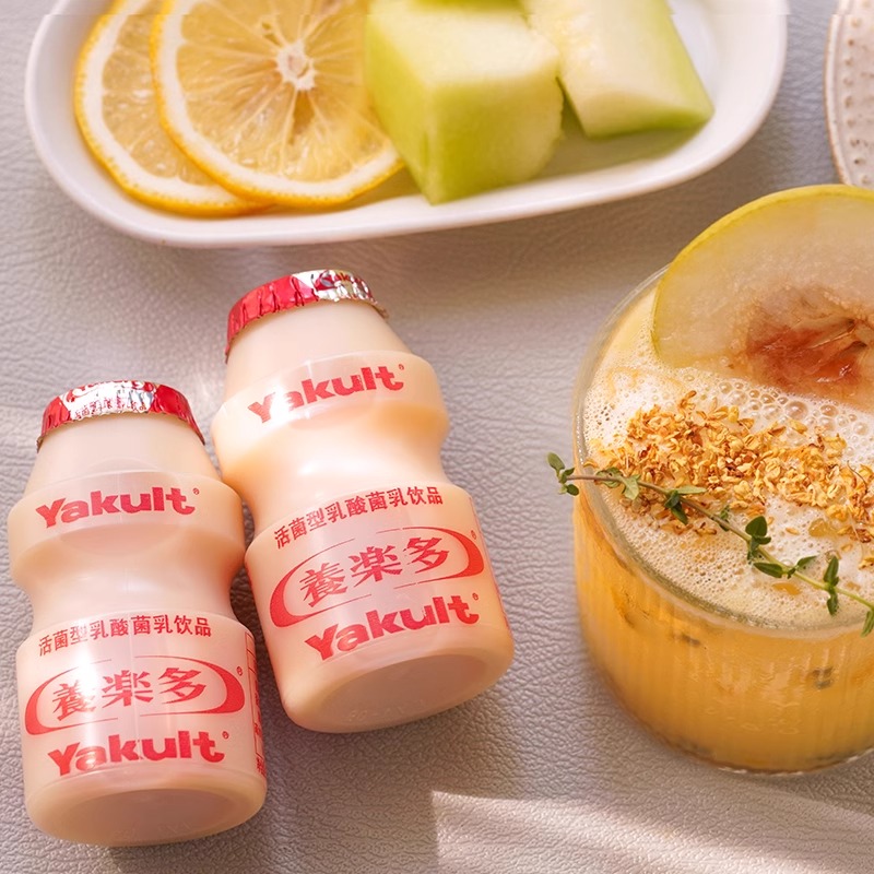 Yakult/养乐多活菌型乳酸菌100ml*20瓶乳饮品低温原味低糖金瓶 - 图0