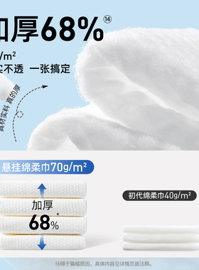 德佑超厚悬壁挂一次性洗脸巾